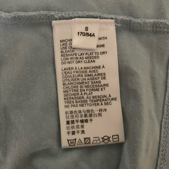 Urban Outfitters Bridgette Blue tie back crop top, size small  - Picture 7 of 9